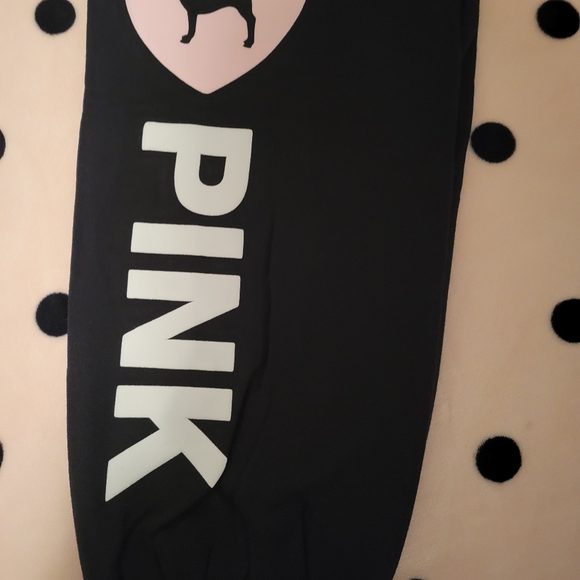 VS PINK CAMPUS PANTS ORIGINALS BLACK - Picture 7 of 9